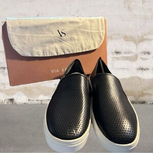 Via Spiga Black Women's Slip-On Shoes